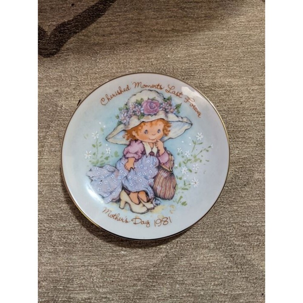 Cherished Moments 1981 Mother's Day Plate